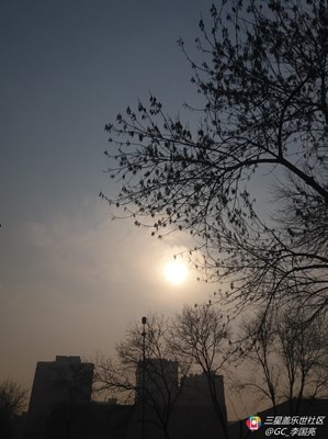 【隆冬百态】+北京+雾霾和暧阳