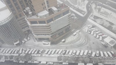 下午又开始下雪了  一会儿功夫都白色了 O(∩_∩)O哈哈哈~