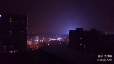 雪夜远眺