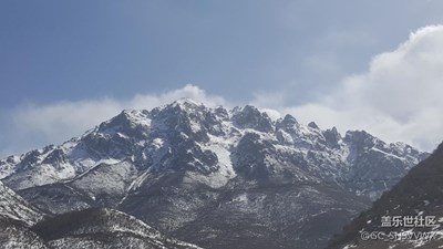 【春妆】＋甘肃渭源＋春日雪山