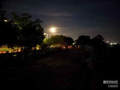 首次手拍夜景