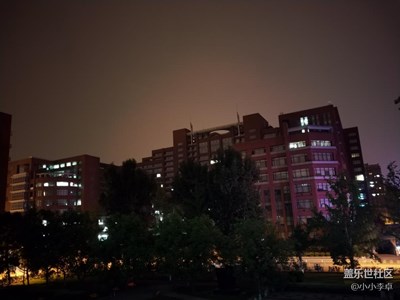 夜半12点的明德楼