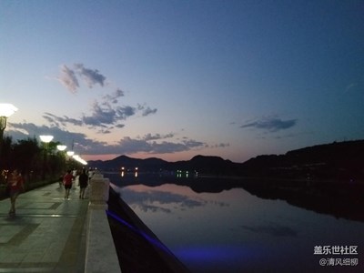 夏夜+绵阳市+夜色江景更妩媚