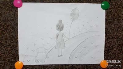 素描画