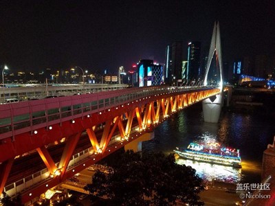 S7edge镜头下美如画的山城夜景
