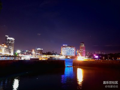 夜游鼓浪屿海边