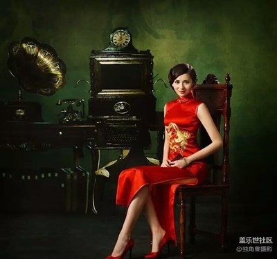 中国古典旗袍……转