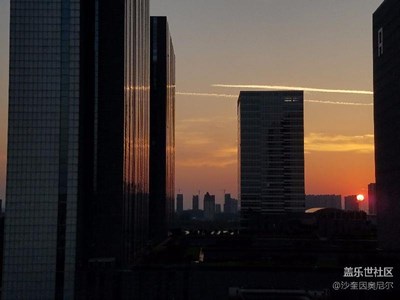 【我与晚霞有个约会】+镇江+阳台掠影