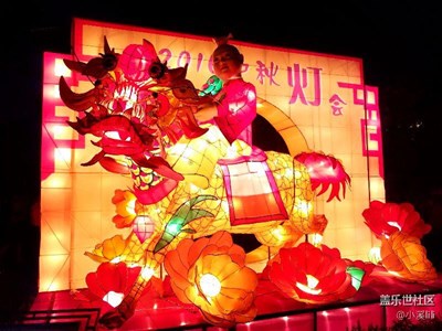 广州文化公园中秋灯会随拍几张，S7夜拍不能太美