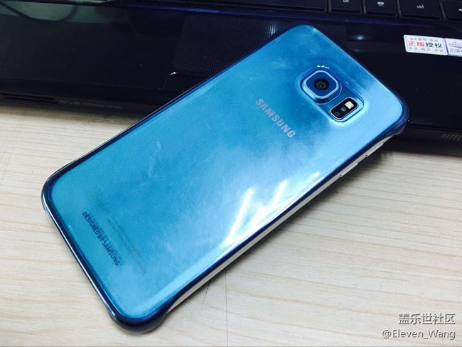 我的S6也是蓝色的，忍不住晒晒