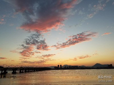 今日の夕阳