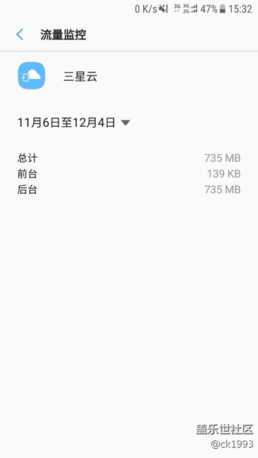 大早上被三星偷走流量将近800mb，手机一共500mb，好想骂人。