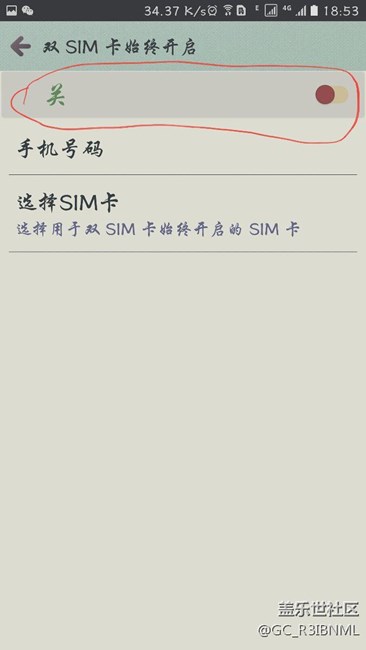 关于N5双SlM卡开启功能无效