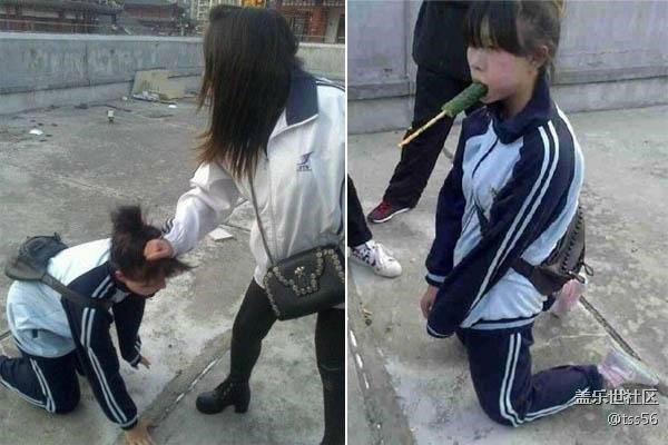 要是我碰到，揍死都会管她是女的，没这么欺负人吧！