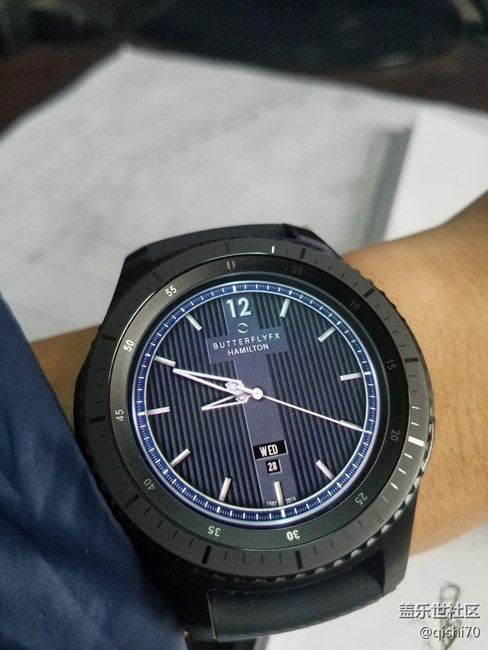 【用科技智造时间】Gear S3 frontie配HAMILTON表盘