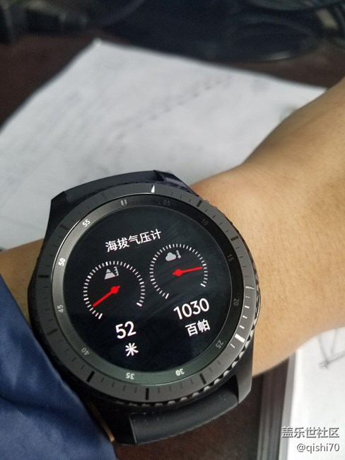 【用科技智造时间】Gear S3 frontie配HAMILTON表盘