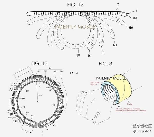 三星新款智能手表专利曝光