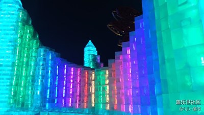【冬天的颜色】+哈尔滨+五彩斑斓都是冰