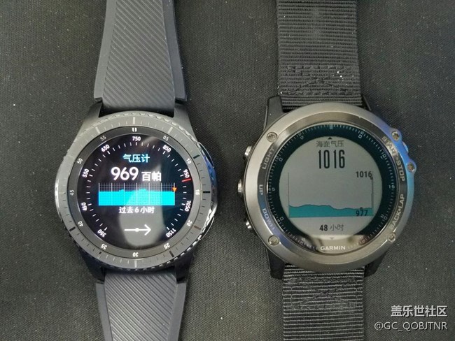 gear s3 与fenix3桌面插件对比及运动数据对比