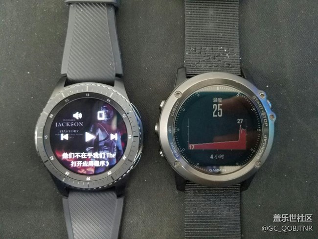 gear s3 与fenix3桌面插件对比及运动数据对比