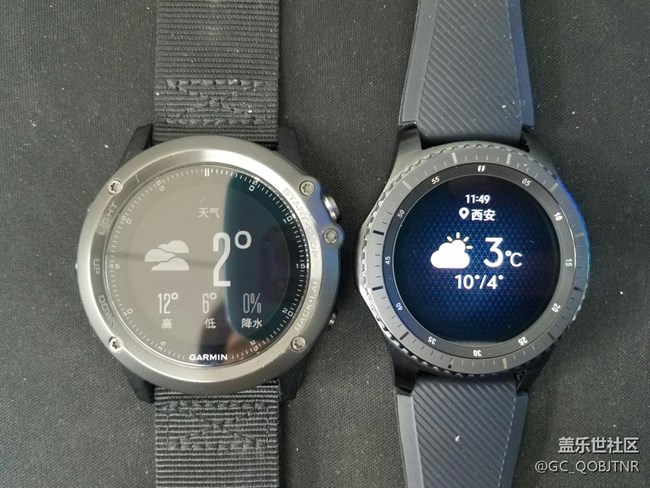 gear s3 与fenix3桌面插件对比及运动数据对比