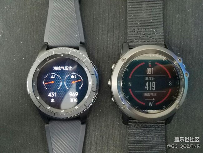 gear s3 与fenix3桌面插件对比及运动数据对比