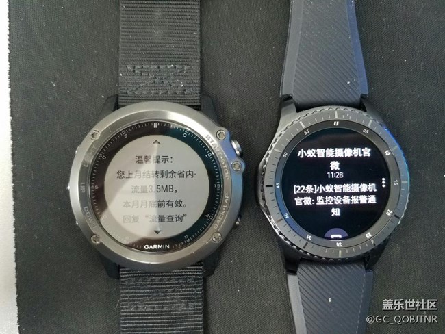 gear s3 与fenix3桌面插件对比及运动数据对比