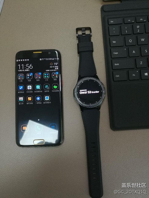 gear s3终于收到了！