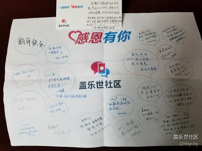 新年贺卡收到了，谢谢！