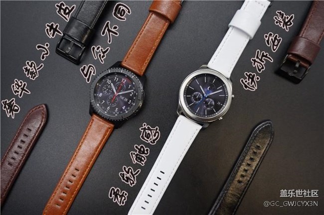 三星 Gear S3 配件，真皮表带，堪比原装款