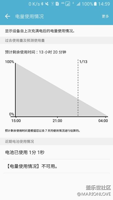 刚刚升级PL1电池电量