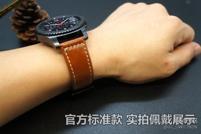 三星 Gear S3 配件，真皮表带，堪比原装款