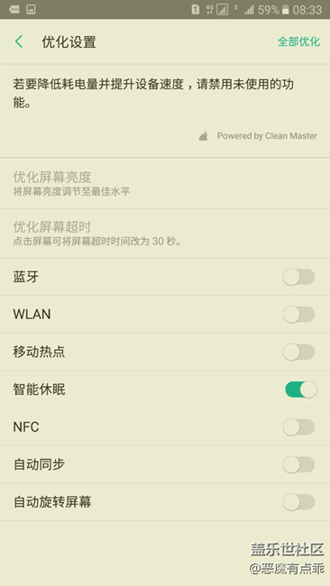 三星c5也有智能休眠功能，支持前置摄像头识别眼球