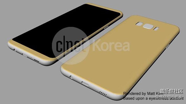 三星Galaxy S8最新渲染图曝光