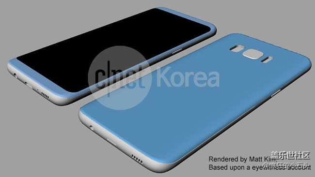 三星Galaxy S8最新渲染图曝光