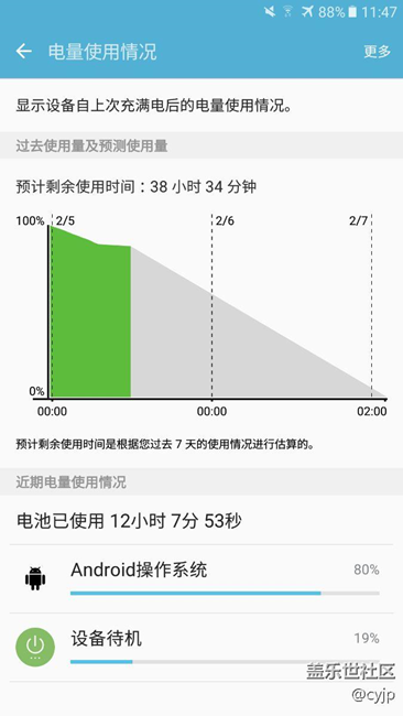 恢复出厂，飞行模式待机一晚12