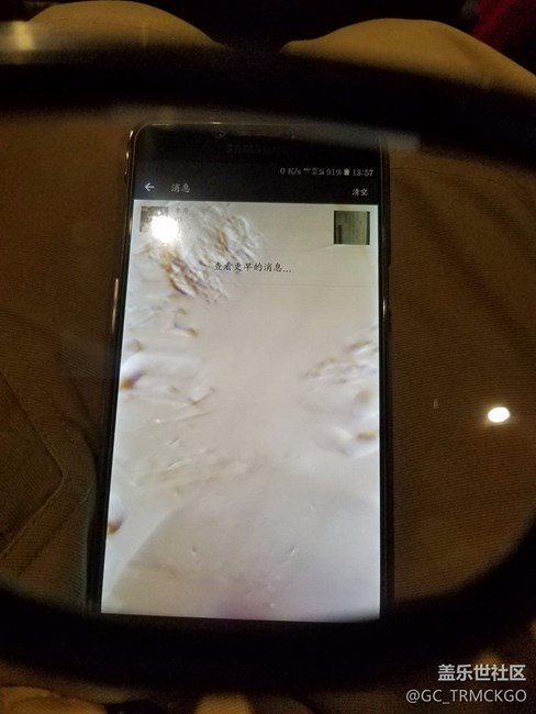 3D眼镜下的手机屏幕