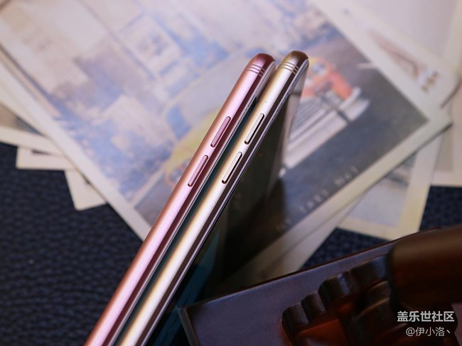 三星盖乐世C7 Pro蔷薇粉枫叶金双*赏