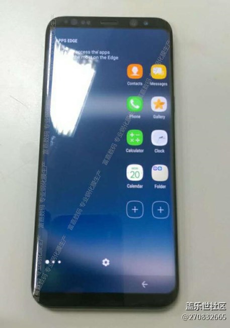 三星S8终于开机了!颜值高到不敢相信 三星S8终于开机了!颜值高到不敢相信
