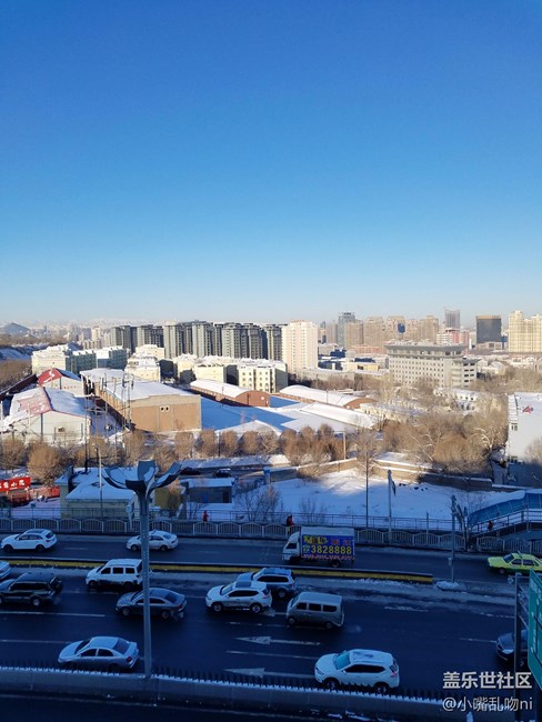 7·0雪景照片，天气原因，没任何修图