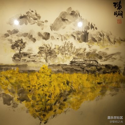 深圳大芬美术展——中国画，二十四节气之清明