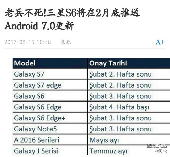S6月底就更新了，S7还傻起棒子是想玩啥