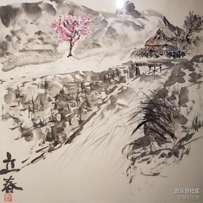 深圳大芬美术展——中国画，二十四节气之立春