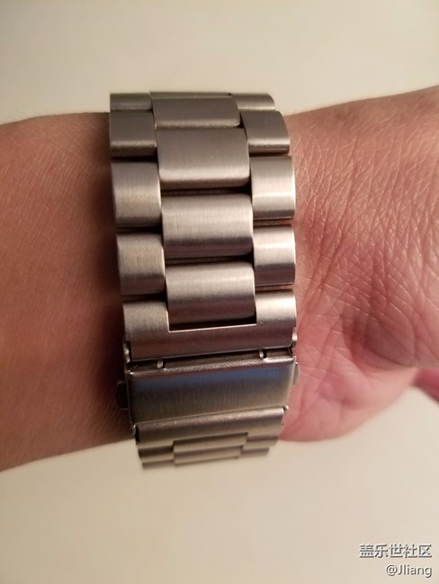 无锈钢表带已到