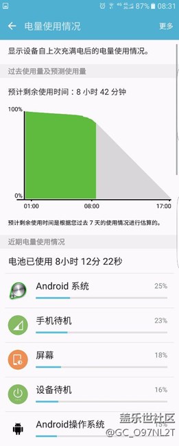 一晚上待机4个电，感觉续航变好