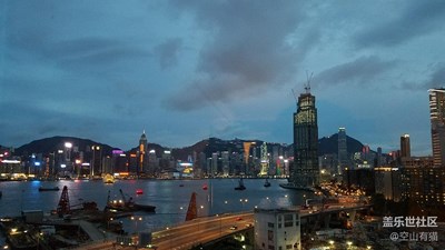 风云+香港+维港入夜