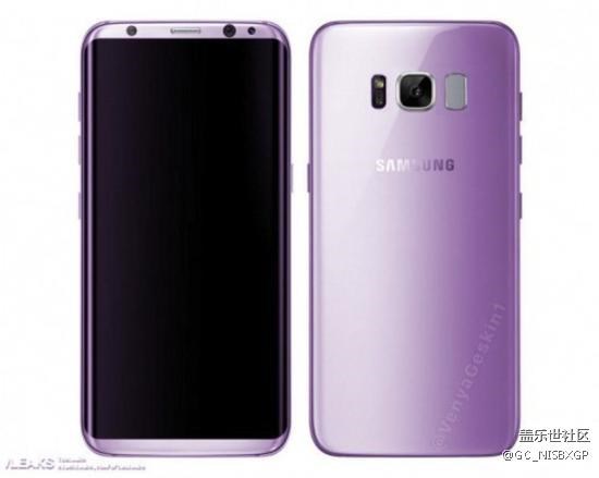 紫罗兰三星Galaxy S8巴西曝光 美翻了