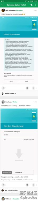 SM-N920C Turkey Nougat is coming。