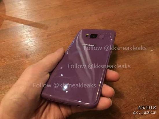 三星Galaxy S8紫色版真机曝光 颜值逆天