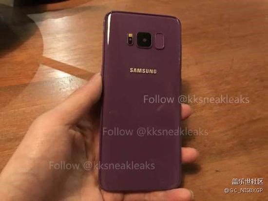 三星Galaxy S8紫色版真机曝光 颜值逆天
